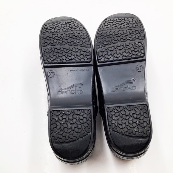 {Dansko} Leather Tooled Pattern Clogs - Picture 6 of 8